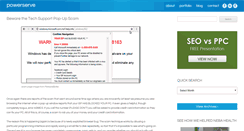 Desktop Screenshot of blog.powerserve.net